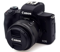 CANON EOS M50 + OBIEKTYW 15-45MM !!