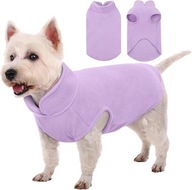 Polar, sweter, ciepłe ubranko dla psa na zime fioletowe XXS