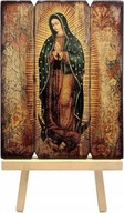 MAJK Ikona religijna MATKA BOSKA BOŻA z GUADALUPE 18 x 23 cm Średnia