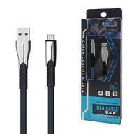 KABEL USB MICRO 2.4A NIEBIESKI 2400mAh QUICK CHARGER QC 3.0 1M POWERLINE BW