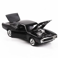 Black1/32 Die Cast Hračkárske vozidlá Model športového auta Rýchlo a znova