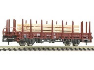 Wagon z drewnem, z kłonicami Fleischmann 825730 DB Ep.III skala 1:160 N