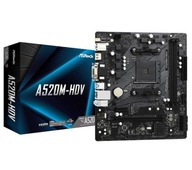 Płyta główna ASrock A520M-HDV micro ATX AMD Ryzen AM4 2x DDR4