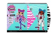 LOL OMG Meglepetés LOL OMG 2 db-os S3 Roller Chick és Chillax Girls baba