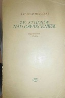 Ze studiów nad oświeceniem - T. Mikulski