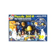 PUZZLE+PŁYTA CD. Był sobie kosmos. Planety układu słonecznego 260 elementów