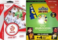 Fan Set Polska + Euro 2024. Topps Cards mega puszka
