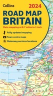 2024 Collins Road Map of Britain: Folded Road Map