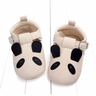 Buty buciki niechodki niemowlęce na wiosnę PANDA na rzepy 62-68 10,5 16 17