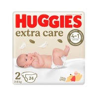 HUGGIES Extra Care 2 (3-6kg) Pieluchy, 24 szt.