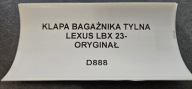 trunk door boot rear LEXUS LBX 23- original