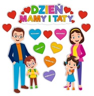 Dekoracja na Dzień Mamy i Taty (rozmiar XXL)