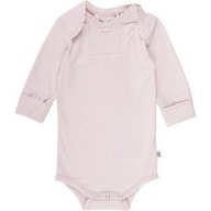 Müsli Body 62 cm 3-6 m-cy Długi rękaw ORGANIC Róż