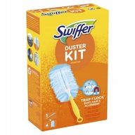 SWIFFER DUSTER METLA NA PRACH ŠTARTÉR 1 RUKOVÄŤ + 4 ZÁSOBY NÁPLNE