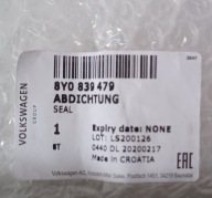 Dichtsatz PASKA OKNA Tür AUDI A3 8Y0839479