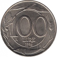 Włochy 100 lirów 1996 Italia piękna