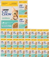 Purina Cat Chow Hairball z kurczakiem sos 26x85g