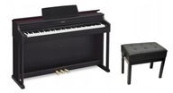 CASIO AP-470 BK CZARNE PIANINO CYFROWE ŁAWA