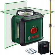 Bosch Laser krzyżowy zielony PLL 360 24m + Tyczka rozporowa 360 cm Etui