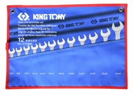 Komplet kluczy płaskich 6-32mm 12cz KING TONY