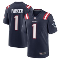 Męska koszulka meczowa DeVante Parker Navy New England Patriots, 3XL