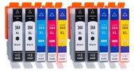 10× Atrament Commerce Ink HP- 364 XL B -10 pre HP set
