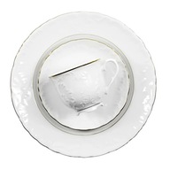 Kávéscsésze 6 személyes 18 el. Rococo Arany vonal Ćmielów