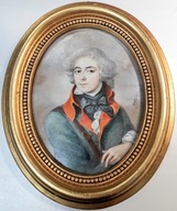 Olejomaľba Portrét muža Joanna Wyszomirska