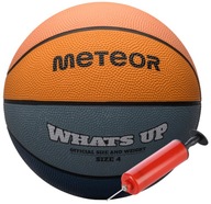 METEOR Basketbalová lopta Košík Rekreačný Košík Veľkosť 4 + Pumpa