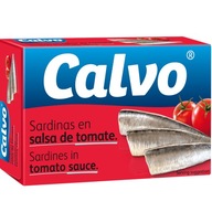 CALVO Sardynki w sosie pomidorowym 120g