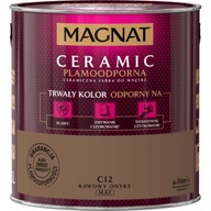 Farba ceramiczna Śnieżka Magnat Ceramic (C12) kawowy onyks 2,5L