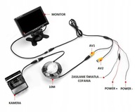 Monitor 2X Cúvacia kamera Bus Solo 18X Led 15M