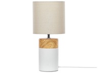 Lampa stołowa lampka nocna nowoczesna biała 43 cm