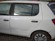 SKODA FABIA 2 II HB 5D door left rear part rear. BIALE LF9E