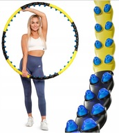 HULA HOP ODCHUDZAJĄCE DO ĆWICZEŃ Z OBCIĄŻENIEM I WYPUSTKAMI FIT FITNESS GYM