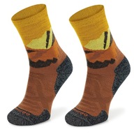 Členkové ponožky Comodo hnedé