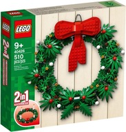 LEGO 40426 Bożonarodzeniowy wieniec święta 2 w 1