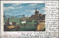 Pozdrowienia z Dusseldorf 27.6.1901 r. litografia