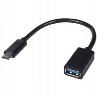 Adapter OTG przejściówka kabel USB-A na USB-C 15cm