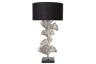 Lampa stołowa Gingko 70cm srebrna 41693