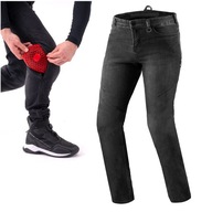 Spodnie motocyklowe SHIMA RIDER BLACK jeansy męskie GRATISY