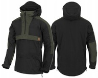 Kurtka Kangurka HELIKON WOODSMAN Anorak Trekkingowa Czarna /Taiga Green S