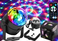 PROJEKTOR DYSKOTEKOWY KULA DISCO REFLEKTOR LED RGB