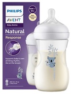 PHILIPS AVENT BUTELKA ANTYKOLKOWA 903/67 NATURAL 3 RESPONSE 260ML 1M+ KOALA