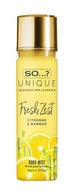 SO...? UNIQUE FRESH ZEST body mist Vonná telová hmla 150 ml