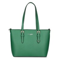 Torba, torebka damska FLORA&CO klasyczna zielona