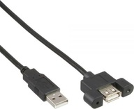 Kabel USB InLine Adapter USB 2.0 A męski - A żeńsk