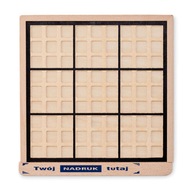 drewniana gra planszowa sudoku drewna z Twoim nadrukiem logo