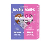 Flos-Lek Lovely Hands Opravná kúra na ruky Peeling 50g + Maska 50 ml