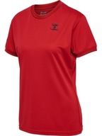 Tréningové tričko Hummel s krátkym rukávom, oranžovo-červené